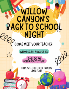 Back to School Night