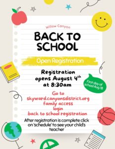 Green and Yellow Organic and Handcrafted Back to School Registration Flyer